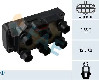 Handler.Part Ignition coil FAE 80306 1