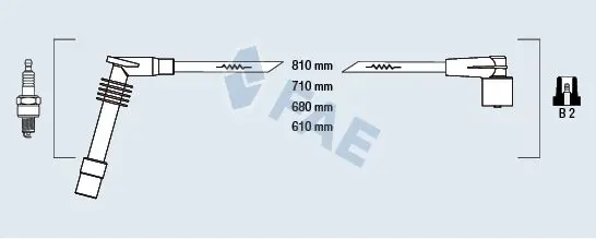 Handler.Part Ignition cable kit FAE 85083 1