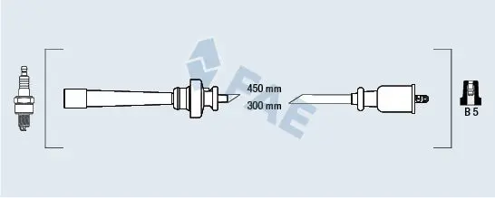 Handler.Part Ignition cable kit FAE 85382 1