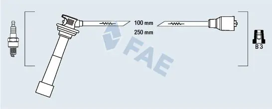 Handler.Part Ignition cable kit FAE 85806 1