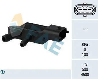 Handler.Part Sensor, exhaust pressure FAE 16105 1