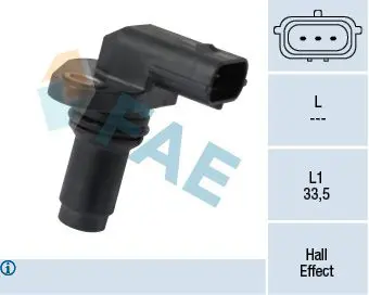 Handler.Part Sensor, camshaft position FAE 79366 1