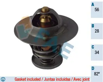 Handler.Part Thermostat, coolant FAE 5301982 1