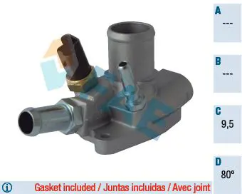 Handler.Part Thermostat, coolant FAE 5314580 1