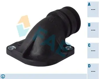 Handler.Part Coolant flange FAE 54325 1