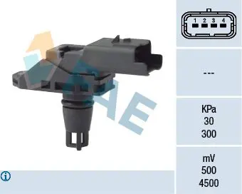 Handler.Part Sensor, intake manifold pressure FAE 15132 1