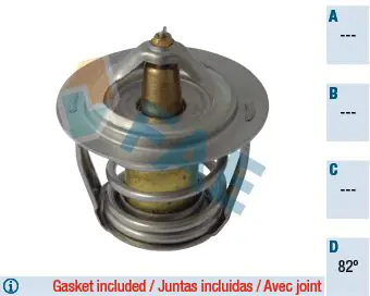 Handler.Part Thermostat, coolant FAE 5302882 1