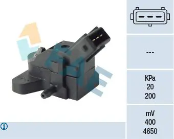 Handler.Part Sensor, intake manifold pressure FAE 15131 1