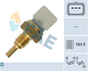 Handler.Part Sensor, coolant temperature FAE 33356 1