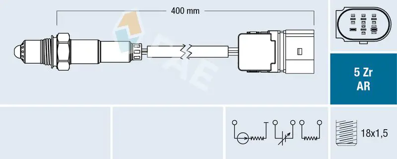 Handler.Part Lambda sensor FAE 75020 1