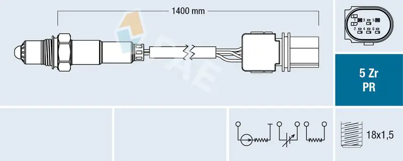 Handler.Part Lambda sensor FAE 75056 1