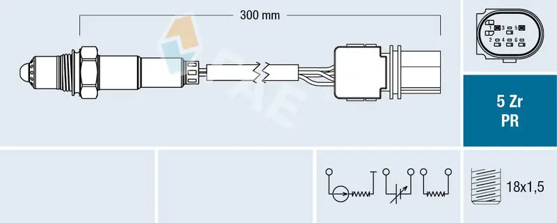 Handler.Part Lambda sensor FAE 75059 1