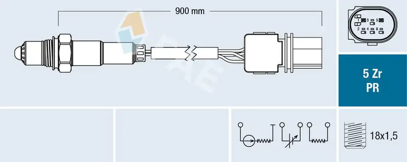 Handler.Part Lambda sensor FAE 75079 1