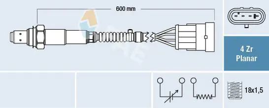 Handler.Part Lambda sensor FAE 77495 1