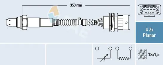 Handler.Part Lambda sensor FAE 77498 1