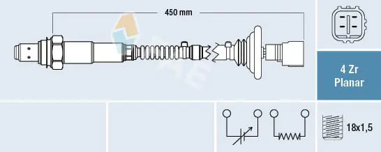 Handler.Part Lambda sensor FAE 77512 1