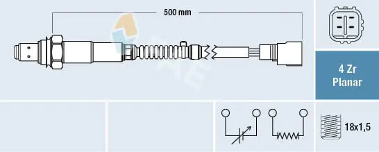 Handler.Part Lambda sensor FAE 77517 1