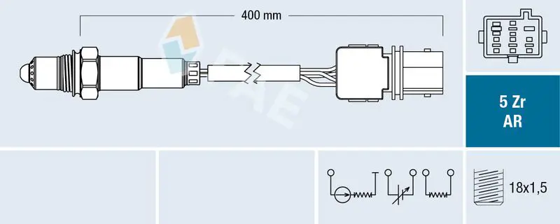 Handler.Part Lambda sensor FAE 75017 1