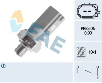 Handler.Part Oil pressure switch FAE 12831 1