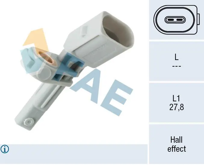 Handler.Part Sensor, wheel speed FAE 78141 1