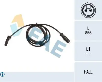 Handler.Part Sensor, wheel speed FAE 78144 1