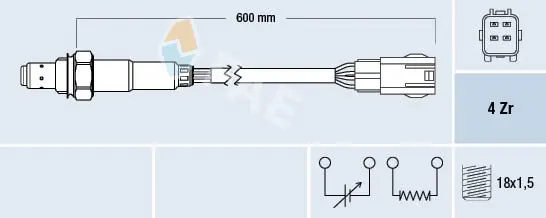 Handler.Part Lambda sensor FAE 77588 1