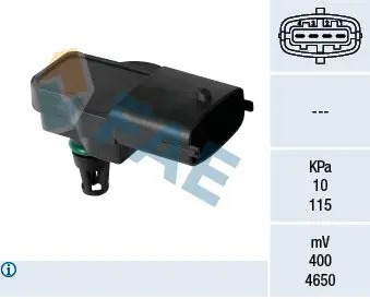 Handler.Part Sensor, intake manifold pressure FAE 15145 1