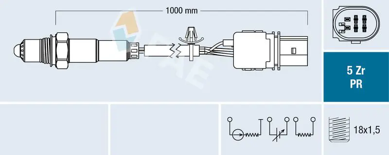 Handler.Part Lambda sensor FAE 75035 1