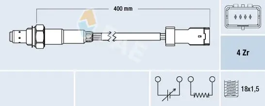 Handler.Part Lambda sensor FAE 77590 1