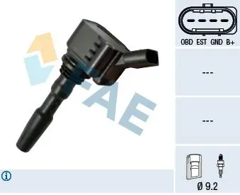 Handler.Part Ignition coil FAE 80249 1