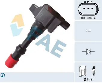 Handler.Part Ignition coil FAE 80297 1