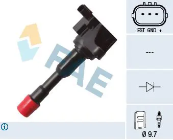 Handler.Part Ignition coil FAE 80298 1