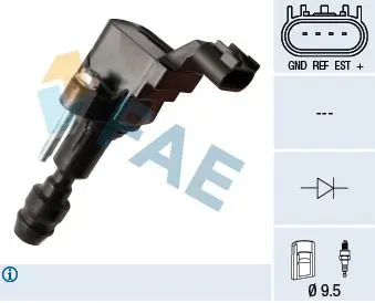 Handler.Part Ignition coil FAE 80329 1