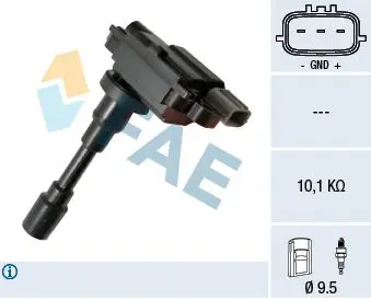 Handler.Part Ignition coil FAE 80343 1