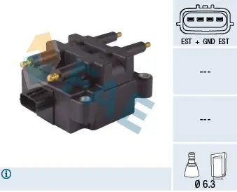 Handler.Part Ignition coil FAE 80364 1