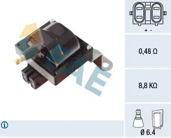 Handler.Part Ignition coil FAE 80356 1