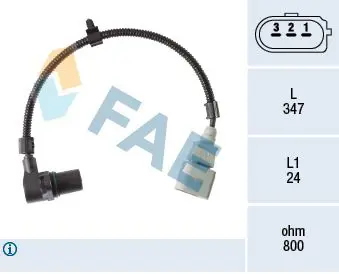 Handler.Part Sensor, crankshaft pulse FAE 79463 1