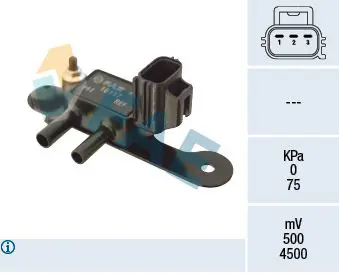 Handler.Part Sensor, exhaust pressure FAE 16117 1