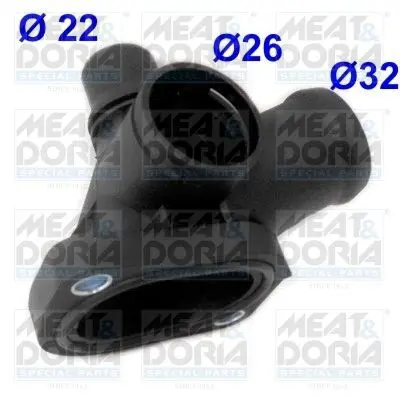 Handler.Part Coolant flange MEAT & DORIA 93112 1