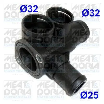 Handler.Part Coolant flange MEAT & DORIA 93127 1