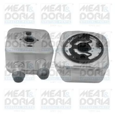 Handler.Part Oil cooler, engine oil MEAT & DORIA 95016 1