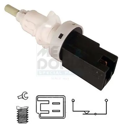 Handler.Part Brake light switch MEAT & DORIA 35041 1