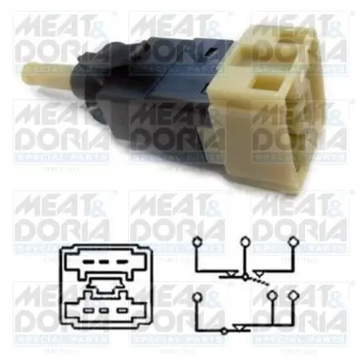 Handler.Part Brake light switch MEAT & DORIA 35065 1