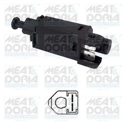 Handler.Part Brake light switch MEAT & DORIA 35008 1