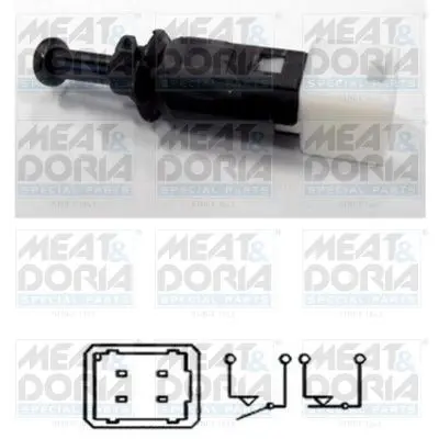 Handler.Part Brake light switch MEAT & DORIA 35033 1