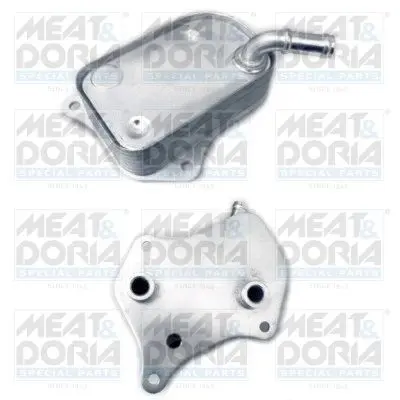 Handler.Part Oil cooler, engine oil MEAT & DORIA 95074 1