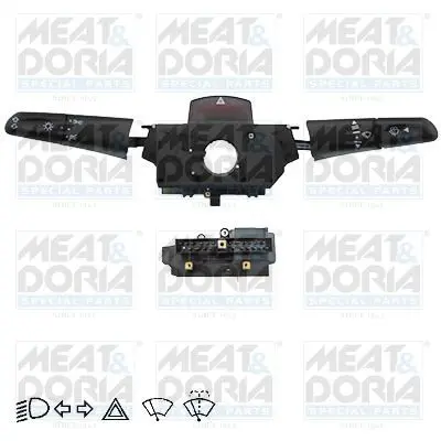 Handler.Part Steering column switch MEAT & DORIA 23473 1