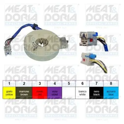 Handler.Part Steering angle sensor MEAT & DORIA 93054 1