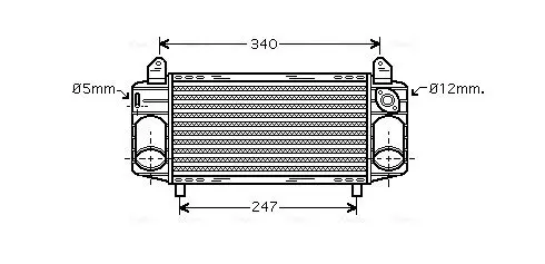 Handler.Part Intercooler, charger AVA AI4192 1