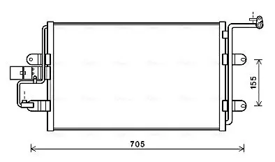 Handler.Part Condenser, air conditioning AVA AI5130 1